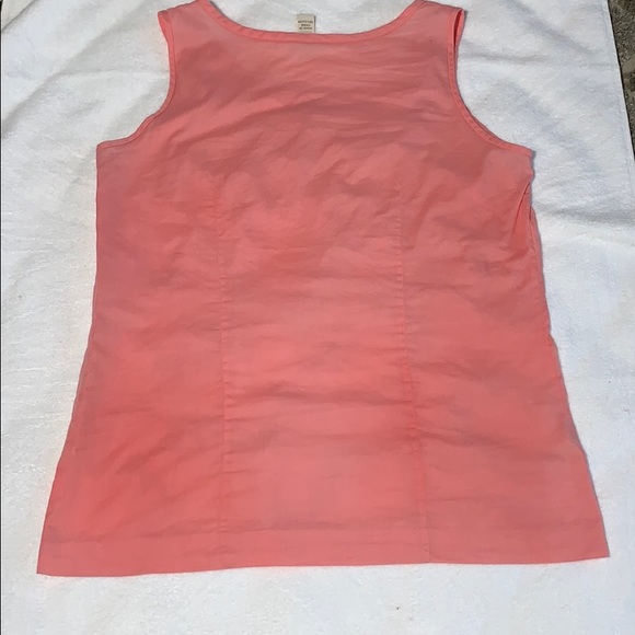 ✓J. Crew EUC top size 0 ruffles coral - Picture 6 of 10